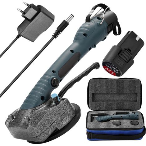 Ventouse Für Fliesen, Elektrische Fliesenlegemaschine, Wand- Und Bodenfliesen Von 0,6 Bis 1,2 M, Fliesennivelliersystem Mit 10 Geschwindigkeiten, Tragbar 100 X 100 Mm, 45 Kg, 2 Lithium-batterien