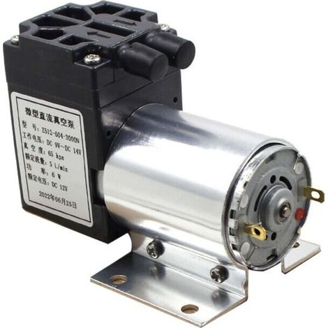 Z512-604-3000n 12v Mini-vakuumpumpe, Unterdruck-saugpumpe, Förderpumpe 5l/min 65-120kpa Mit Ständer