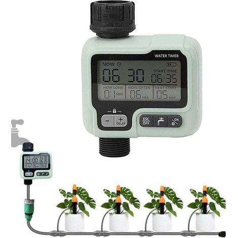 Programmierbare Manuelle/automatische Bewässerungszeitschaltuhr Hct-322, Batterie Nicht Enthalten