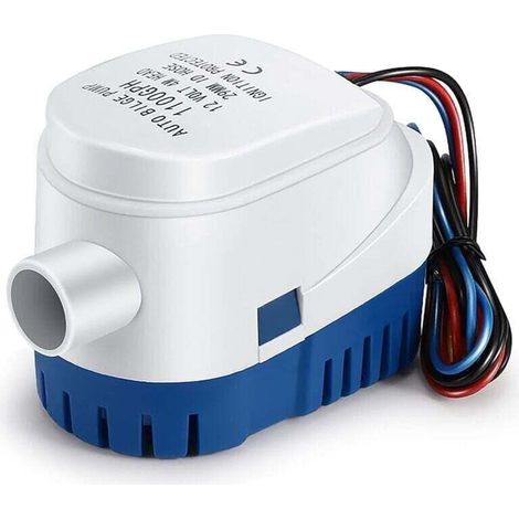 Enowelir Automatische Bilgepumpe 12v 1100 Gph Leise Für Boot Wasserdicht Pool Und Teich