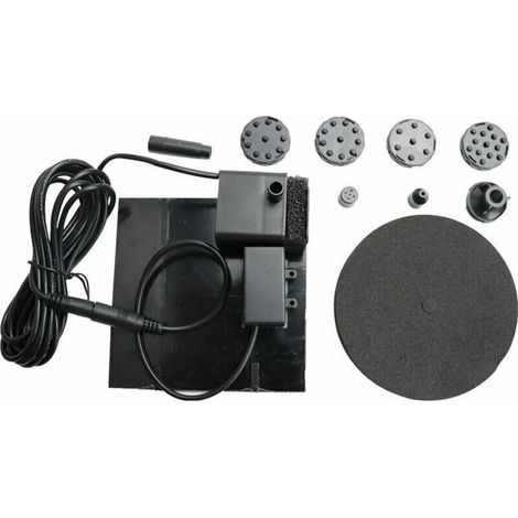 Solarpumpe Für Teich, 7 V Dc 190 L/h Solarpanel Pumpe Für Gartenteich, Pool, Aquariumteich, Bürstenlose Springbrunnenpumpe Mit Wasserauslassstopfen