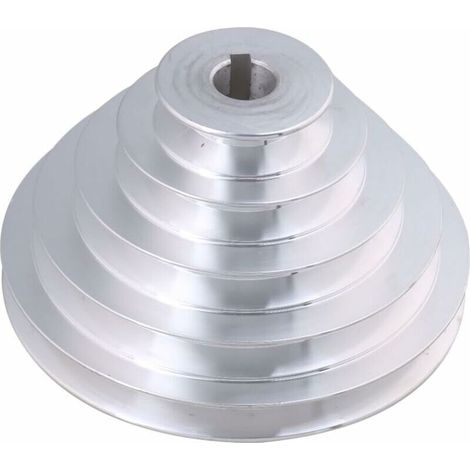 Aluminium-riemenscheibe, 5-stufig – Innendurchmesser 19 Mm – Außendurchmesser 54 Bis 150 Mm – Breite 12,7 Mm Für Keilriemen A