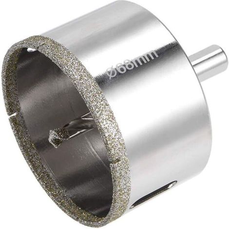 Diamant-glockensäge 68 Mmzentraler Pilotbohrer Für Präzise Schnittediamantbeschichtung Für Glas, Fliesen, Marmor
