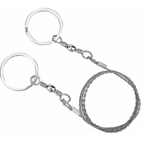 Drahtsäge, Überlebens-drahtsäge Aus Edelstahl 68cm, Tragbare Outdoor-drahtsäge