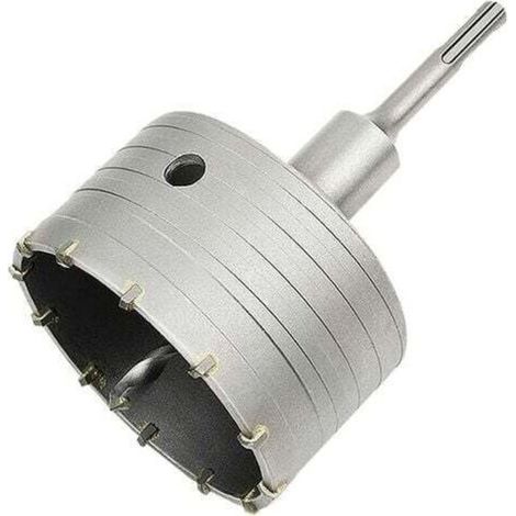 Kernbohrer Für Beton Mit Sds-plus-adapter, 110 Mm, Für Ziegel, Beton, Zement Und Stein (100 Mm + 110 Mm Sds-plus-adapter)