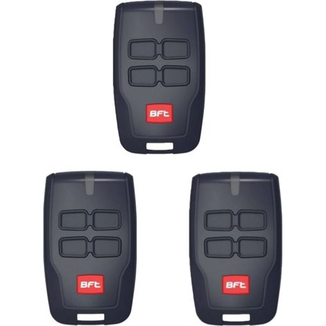 Set Aus 3 Bft-fernbedienungen 12v 4-kanal 433 Mhz Mitto B Rcb04 R1 2600535 D111906