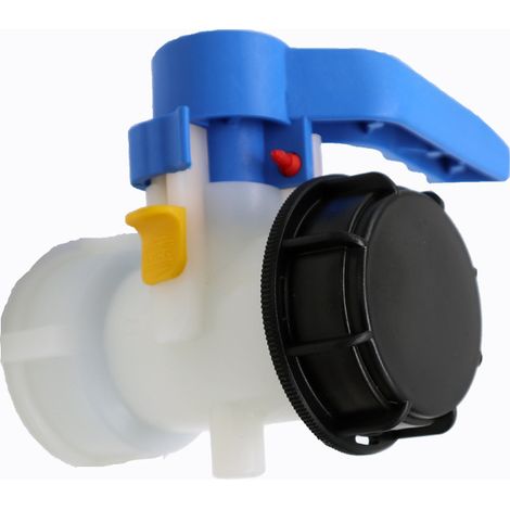 Ventil Für Ibc-container 1000 Liter 2" / 62 Mm Integriertes Kunststoff-absperrventil Dn50 (62 Mm)