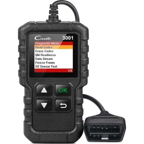 Diagnostic Launch Cr3001 Kfz-diagnosegerät, Auto-scanner, Obd2-diagnose Für Benzin- Und Dieselfahrzeuge, Lesen Und Löschen Von Motorfehlercodes, Obd-lesegerät Delphi