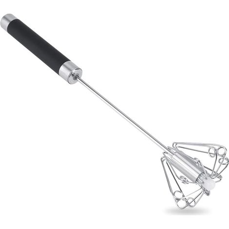 Eierschläger Rotierender Schneebesen - Langlebiger, Rostfreier Manueller Rotierender Eierschläger Aus Edelstahl