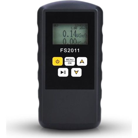 Strahlungsdetektor Fs2011 – Geigerzähler Für Β, Γ Und Χ-strahlung Mit Lcd-bildschirm – 2 Detektionsmethoden – 3 Alarme – Energiebereich 50 Kev–1,5 Mev
