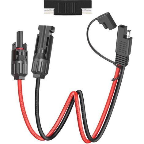Solarsteckverbinder Photovoltaik Auf Sae 10 Awg Pv-kabel Für Solarpaneele, Batterieladegerät (solarsteckverbinder Photovoltaik-sae)