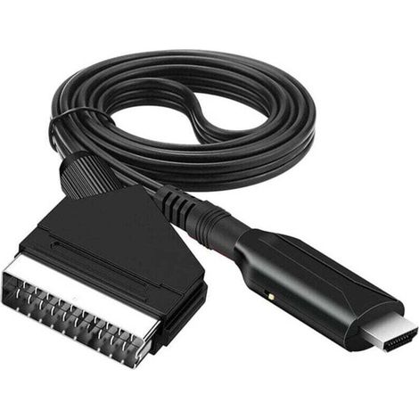 Scart-zu-hdmi-kabel – Scart-zu-hdmi-adapter – All-in-one-scart-audio-/videokonverter Zu Hdmi 1080p/720p