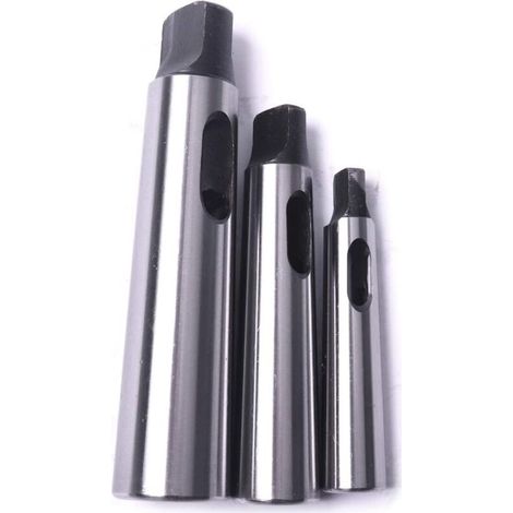 Fei Yu Morsekegel-bohrfutterhülse Reduzieradapter Für Dreh- Und Fräsmaschinen (mt1 Auf Mt2, Mt3 Auf Mt2, Mt3 Auf Mt4, 3 Stück)