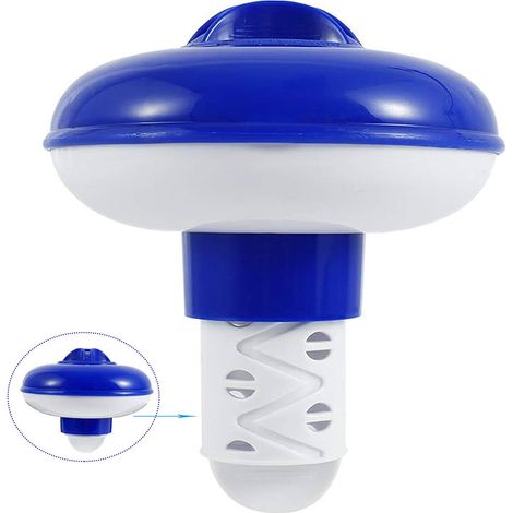 Chlordiffusor Für Schwimmbad, Einstellbarer Chlordiffusor Als Schwimmer Für Pool, Chlordiffusor Geeignet Für Innen- Und Außenpools, Badewannen, Aufblasbare Whirlpools Usw.