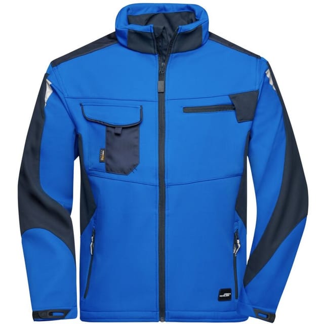 James&nicholson - Professionelle Softshelljacke JN844 Gr. 6XL royal/navy