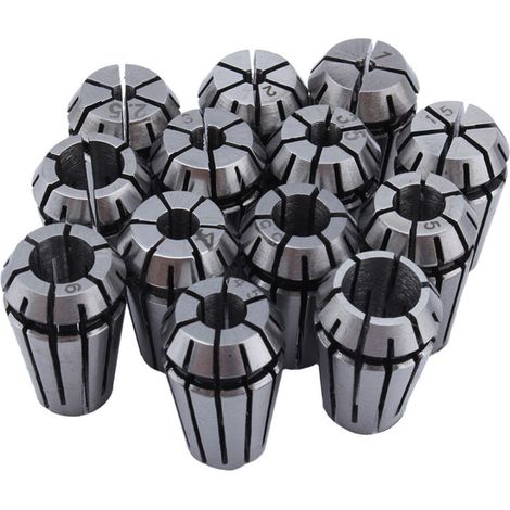 Eosnow 13-teiliges Er11 Spannzangen-set Für Cnc-fräs- Und Gravurmaschinen