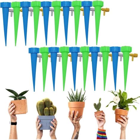 Tropfbewässerungs-set, 20 Stück Tropfbewässerung Für Flaschen, Einstellbare Automatische Bewässerungsvorrichtung, Automatische Bewässerung Für Zimmer- Und Außenpflanzen, Einstellbar