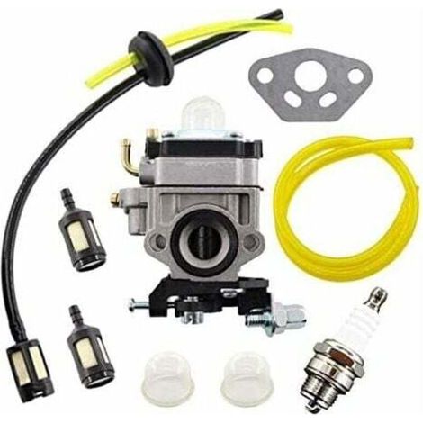 Vergaserkit Für Al-ko Rasentrimmer, Modelle Bc410, Bc4535, Bc4125, Mit Kraftstoffschlauch Und Benzinfilter.