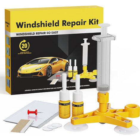 Autoglas-reparaturset – Windschutzscheiben-reparaturkit Mit Druck-spritzen Zur Reparatur Von Steinschlägen Und Rissen