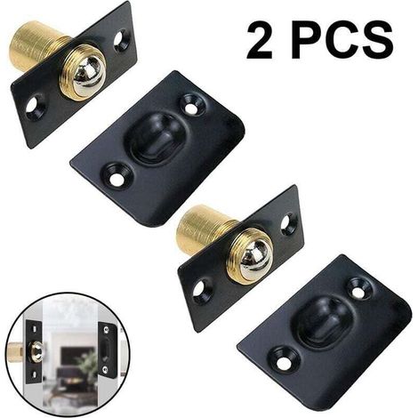 2 Stück Kugelschnäpper Für Schranktüren, Verstellbarer Rollenschnäpper Aus Edelstahl Für Balkon-türbeschläge, Kugelverriegelungen, Rollenverriegelung, Kugelverriegelung Für Möbel