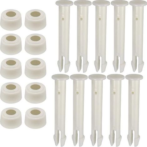 Set Von 10 Kunststoffstiften Für Runde Metallpool-verbindungen Von Intex (6 Cm/2,36 Zoll)