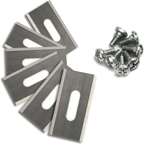 Satz Mit 30 Rasenmäherklingen Für Husqvarna, Doppelseitig Geschärfte Klingen Aus Edelstahl, 36,5 X 18,5 X 0,65 Mm