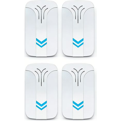 4er-pack Elektronische Ultraschall-abwehrmittel Gegen Mücken, Insekten Und Ratten, Für Den Innenbereich, Anti-kakerlaken, Fliegen, Mäuse, Spinnen