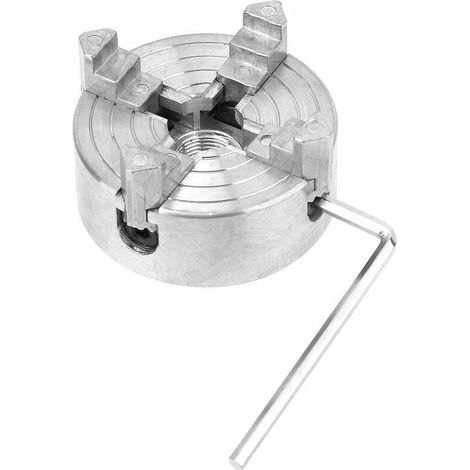 4-backen-drehfutter, Robustes Zinklegierungs-holz-drehspannfutter, Mikrometallisches Drehmaschinenteil