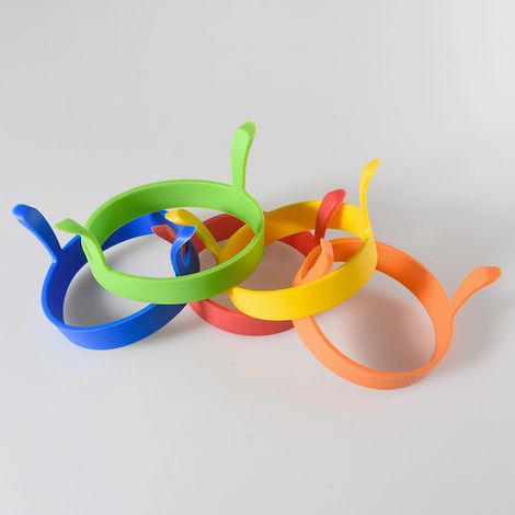 5 Stück Eierpfannenform, Silikon-eierform Pfannkuchenform Ausstecher