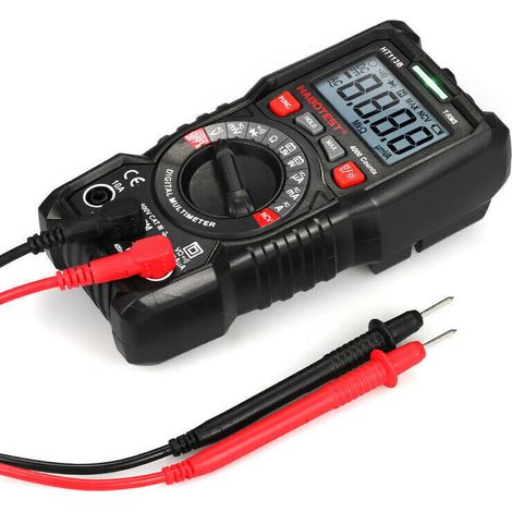 Automatisches Digitalmultimeter, True Rms, 4000 Counts, Berührungsloses Multimeter, Voltmeter, Amperemeter, Ohmmeter, Messung Von Ac/dc-spannung, Strom, Widerstand, Durchgangsprüfung, Diodentest, Ncv-