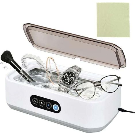 Ultraschallreiniger, 49khz Ultraschallreiniger Für Brillen, 650ml Ultraschall-schmuckreiniger-bad, Ultraschallreiniger Für Schmuck, Ringe, Brillen Und Zahnprothesen