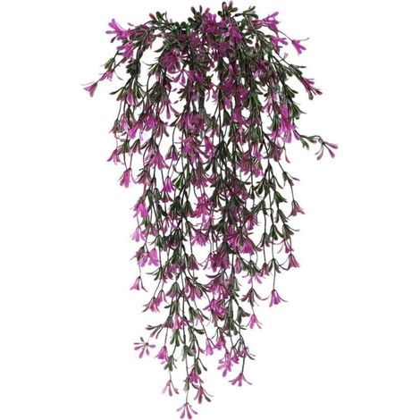 2 Stück Künstliche Hängepflanzen, Künstliche Blumen, Girlande, Weinrebe Für Innen- Und Außenbereich, Hängender Blumentopf, Haus, Garten, Balkon, Büro, Zaun, Gitter