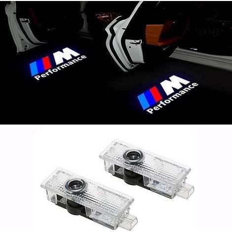 2er-set Led-projektionsleuchten Bmw Logo-bodenprojektion Geringer Stromverbrauch Einfache Installation Ohne Änderungen