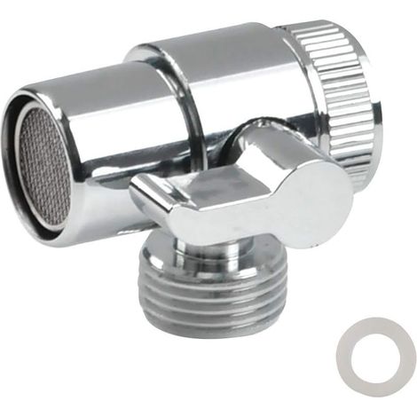 Robinet Umstellventil Messing Verchromt Duscharmatur Adapter Ersatzteile Für Toilette, Badezimmer, Küche