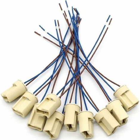 10er-pack G9-keramikfassungen, 250v Für Halogenlampen, Hervorragende Wärmeisolierung, Schnelle Installation