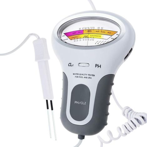 Tragbarer Wasserqualitätsanalysator, Elektronischer Wassertester Für Schwimmbäder, Misst Ph-wert Und Chlorgehalt