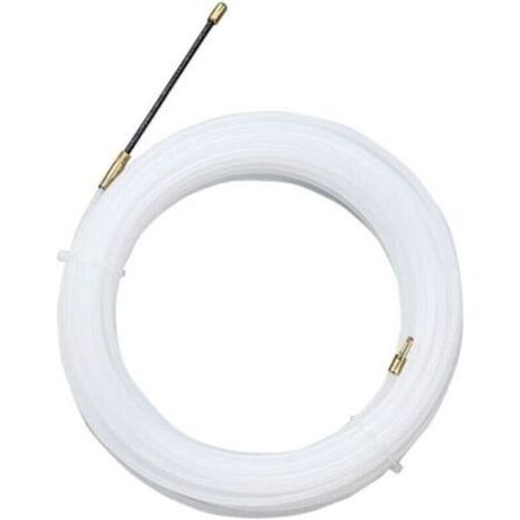 30 M Nylon-elektroinstallationszugdraht – Flexibler Führungskopf – Ø 4 Mm – Hitze- Und Alterungsbeständig
