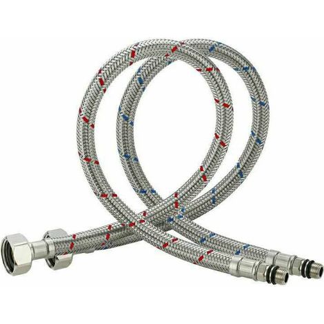 60 Cm Flexibler Anschlussschlauch Aus Edelstahl 304 – Hitzebeständig Bis 90 °c – Druckfestigkeit 10 Bar – Kompatibel Mit Küchen- Und Badezimmerarmaturen