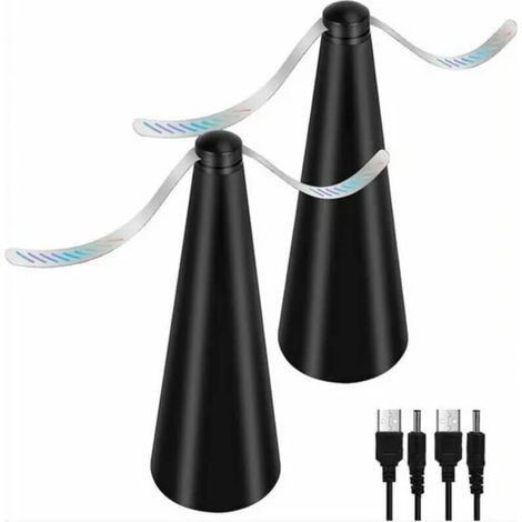 Anti-fliegen-ventilator, 2er-pack Natürliche Abwehrmittel, Hält Insekten Von Lebensmitteln Fern, Camping, Garten