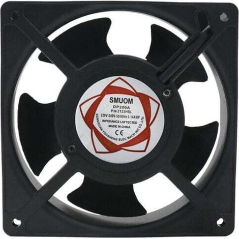 Axialventilator Für Kaminofen-einsatz, Hitzebeständig, Leise Metallflügel, 120 X 120 X 38 Mm, 220 V, 23 W