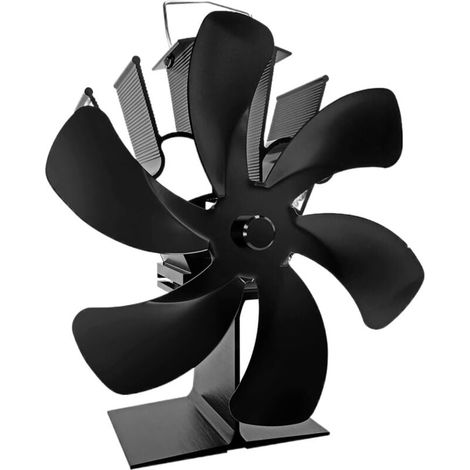 6-flügeliger Ofenventilator, Wärmebetrieben, Leise, Zubehör Für Kamin Und Holzofen