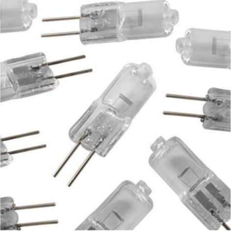 10x 12v Dc Halogenlampen Gy6.35/g6.35 50w Dimmbar Warmweiß 2700k 2-polig Transparent Kapsellampe Für Kronleuchter, Tischlampe, Hängelampe, Pendelleuchte
