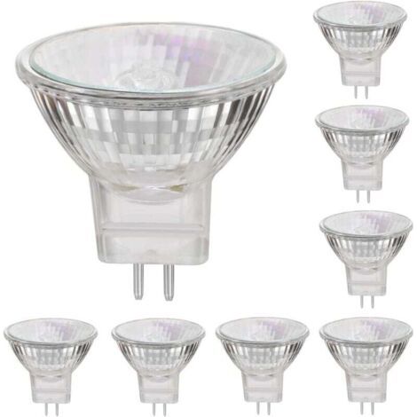 Mr11 Halogenlampen 12 V 35 W, Gu4-sockel, Warmweiß 2800 K, Dimmbar, 8er-pack