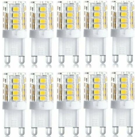10er-pack Led-strahler, Dekoratives Led-licht, G9-led-glühbirne, 5 W Kaltweiß, Energiesparende Led-lampen, Ersatz Für Halogenlampen, Ac 230 V, Nicht Dimmbar