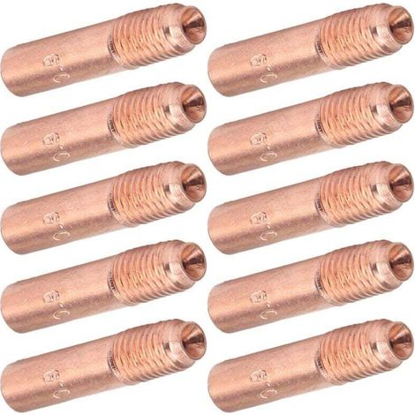 10 Stück Mig-schweißdüsen 0,9 Mm Kontaktspitzen Für Mig-schweißen, Satz Aus Leitfähigen Kupferdüsen Für Industrielles Schweißen