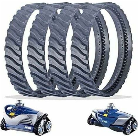 4 Ersatz-chenilles Schwarz Poolreiniger Reifen Spur Rad R0526100 Kompatibel Mit Zodiac Baracuda Mx6/mx8 Reinigung Von Eingebautem Pool