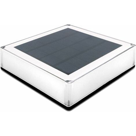 Solar-pfostenkappen 12 X 12 Cm, 1 Stück, Wasserdicht, Für Holzzaunpfosten, Gartenbeleuchtung Für Terrasse, Patio, Treppen