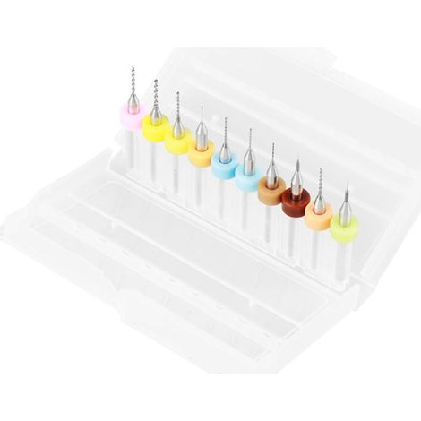 Micro-bohrer, 10 Stück Stabil 0,1–1,0 Mm Für Leiterplatten
