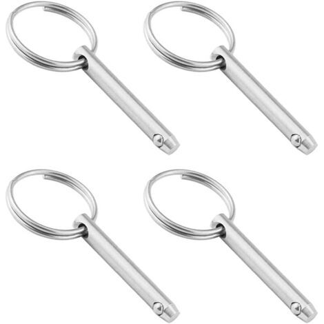 Schnelllösende Kugelstifte 6,3 Mm – Edelstahl 316 – 4er-pack – Für Marine Und Gewerbliche Anwendungen