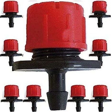 200 X Einstellbarer Tropfer 0 Bis 70 L/h. Kits Für Mikro-flow-tropfbewässerungssysteme